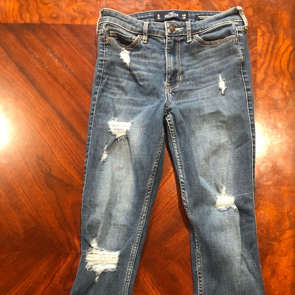 Hollister‎ super high rise skinny jeans size 1R (b6)